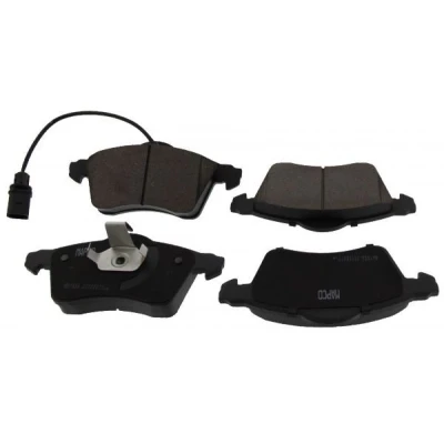 Bild av MAPCO 6551 Jeu de plaquettes frein Essieu avant contact signal d&#039;usure inclus avec tôle anti bruit VOLKSWAGEN: Transporter 4 Bus,