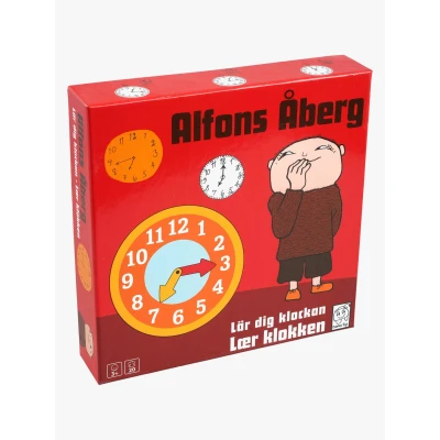 Bild av Alfons Åberg Barnspel 20 Bitar Lär Dig Klockan
