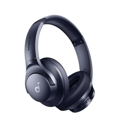 Bild av soundcore by Anker Q20i Hybrid Active Noise Cancelling Foldable Headphones, Wireless Over Ear Bluetooth, 40H Long ANC Playtime, Hi Res Audio, Big Bass, Customize via an App, Transparency Mode