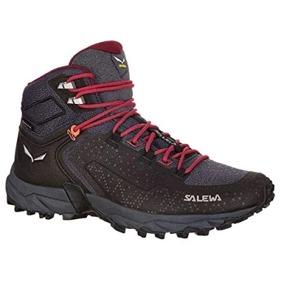 Bild av Salewa WS Alpenrose 2 Mid Gore TEX trekking och vandringskängor, Asphalt/Tawny Port, 36 EU