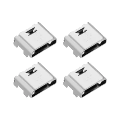 Bild av Skapa idé 4 st mikro USB laddningsport anslutningsuttag laddningskomponent kompatibel med Samsung Galaxy Tab A6 SM T580 T58 surfplatta reservdelar
