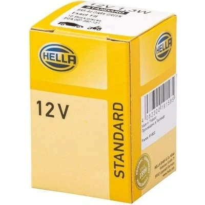 Bild av HELLA 8GA 007 997 131 Ampoule, éclairage des instruments 12 1,3 Ampoule sur socle BX8.4d Halogène