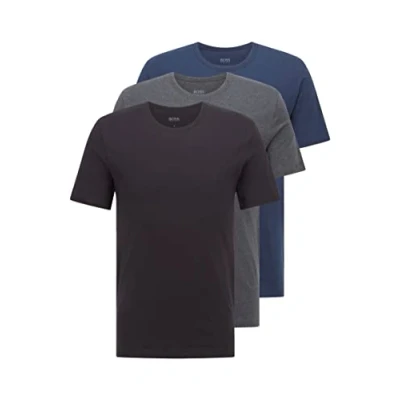 Bild av BOSS T shirt för män, 3 pack klassisk, 497 Öppen blå, S