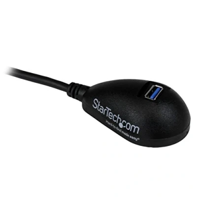 Bild av StarTech.com 1,5 m SuperSpeed USB 3.0 Desktop förlängningskabel/dockningskabel/kontakt/uttag svart