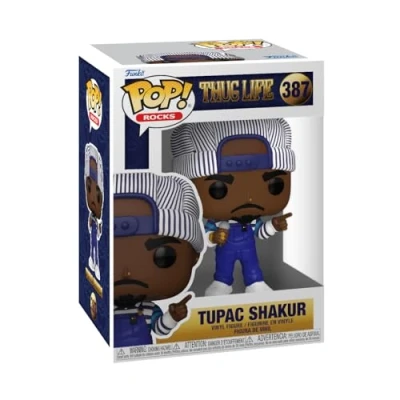 Bild av Funko POP! Rocks: Tupac 90&#039;s Vinylfigur för samlare Presentidé Officiell Merchandise Leksaker barn &amp; vuxna Musikfans Modellfigur och utställning