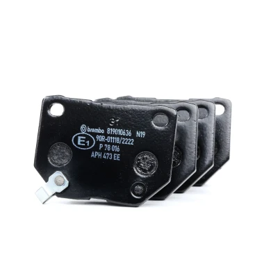 Bild av BREMBO P 78 016 Jeu de plaquettes frein avec indicateur d&#039;usure sans accessoires SUBARU: Impreza II Break, Berline, III 5 portes
