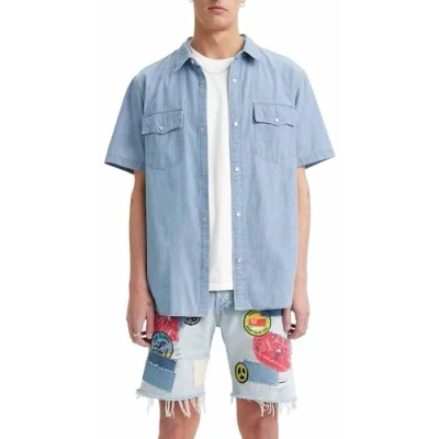 Bild av Levi&#039;s SS Western New Skjorta, Storlek: XL, hyde chambray