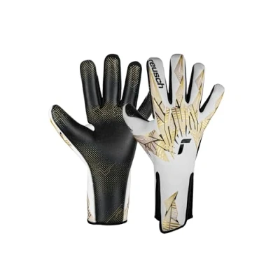 Bild av Reusch Pure Contact Gold X GluePrint Strapless målvaktshandskar för vuxna med negativ konstruktion och maximalt grepp