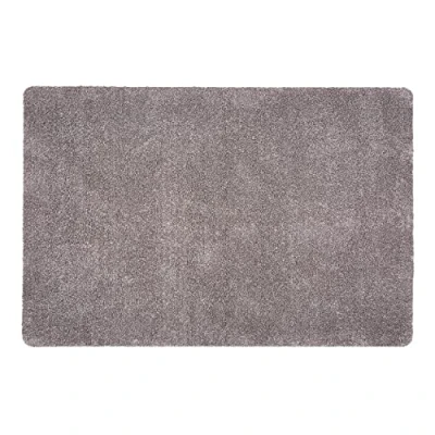 Bild av ASTRA Smutsfångande matta inomhus tvättbar 120 x 180 cm rengöringsmatta grå 100 % bomullsmatta Entra absorberande halkfri dörrmatta lättskött