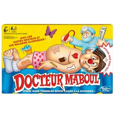 Bild av Hasbro brädspel Docteur Maboul/läkare bibber (fransk version)