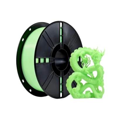 Bild av iBOSS PLA+ Filament 1.75mm, PLA Plus 3D skrivarfilament, Dimensionell Noggrannhet +/ 0.02mm, 1KG Spole,3D tryckmaterial för skrivare,Transparent grön