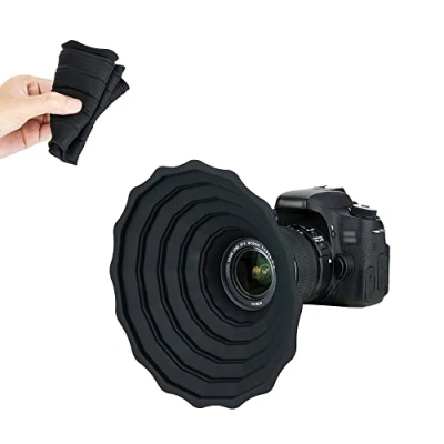 Bild av Ultimat linshuva, universell anti reflekterande silikon linshuva för kameralinser, fotografi tillbehör presenter (för 53 mm 72 filtertrådlins)