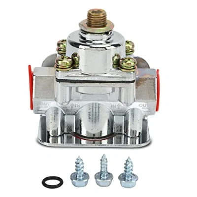 Bild av Bränsletrycksregulator, Förgasare Bränsletrycksregulator 4‑1/2 Till 9 Psi 3/8in NPT Port Zink Alloy 12‑803 för Holley