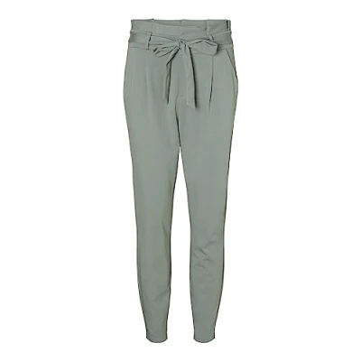 Bild av VERO MODA Vmeva Hr lös paperbag byxa Noos Ki byxor, Laurelkrans, M / 30L