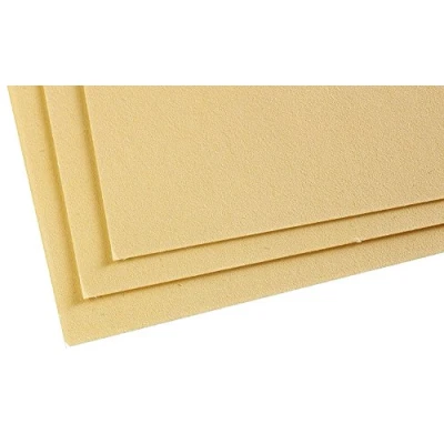 Bild av Clairefontaine Ref 197012C Pastelmatta kortark (paket med 5 ark) 360 gsm kort 24 x 32 cm smörkoppsfärg speciellt formulerad för användning pasteller