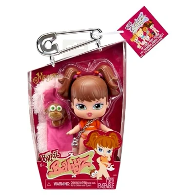 Bild av Bratz Babyz Samlarobjekt modedocka Meygan med kungligt mode och husdjur barnleksak perfekt för samlare barn från 6 år