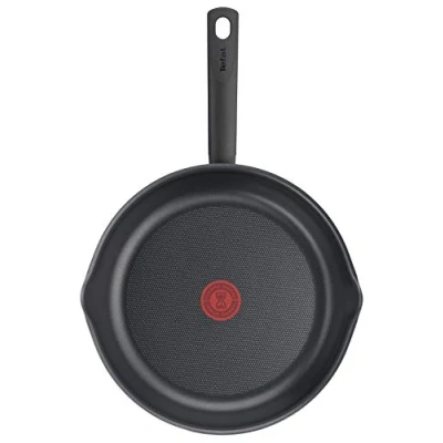 Bild av Tefal Day By On stekpanna, med non stick titan, spikar, termoskylt, diffusorbas, djup form, lämplig för gas, keramisk och elektrisk, inte induktion, 32 cm