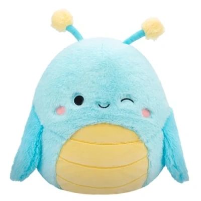 Bild av &quot;Squishmallows FuzzAMallows plyschleksak Giles the Grasshopper 30 cm Sällsynt exklusivt original 2024 &quot;