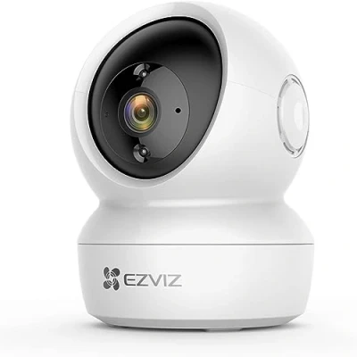 Bild av EZVIZ C6N inomhus wifi övervakningskamera 1080p, 360 pan/tilt babykamera, 2,4 GHz wifi, intelligent nattseende med smart IR, rörelsedetektering och automatisk spårning, tvåvägsljud