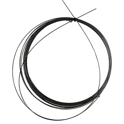 Bild av 1M superelastisk nitinollegering nickel titan rak tråd 0,1 1,8 mm hyperelastisk filament svart fjäder ståltråd (0.3MMX1M)