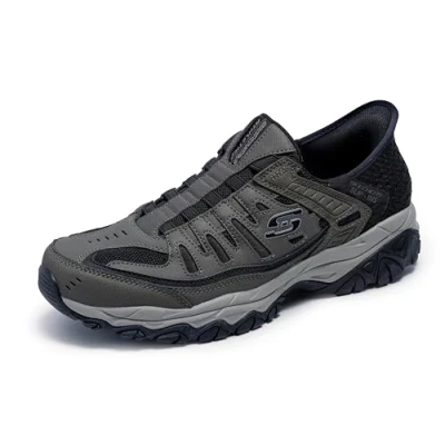 Bild av Skechers Herr Afterburn M. Fit Ridgeburn slip in tofflor, BRUN, 42.5 EU