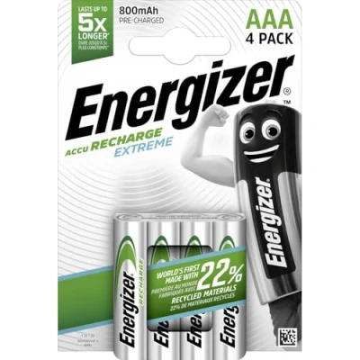 Bild av Batterie Ministilo Ricaricabili Nimh Aaa 1.2 V Extreme 800 Mah (4 Pz)