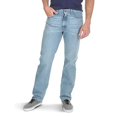 Bild av Wrangler Authentics herr avslappnade byxor, stonewash flex, 38W / 32L