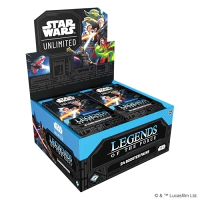 Bild av Asmodee FFG Star Wars: Unlimited Trading Card Game Legends of The Force booster Display (24 förpackningar) TCG för barn och vuxna, ålder 12+, 2+ spelare, 20 minuter, engelsk