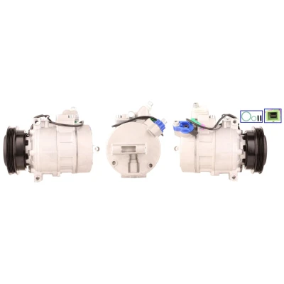 Bild av LUCAS ACP106 Compresseur De Climatisation PAG 46 R 134a avec joints AUDI: A6 C5 Avant, Berline, A4 B5 SKODA: Superb I Berline
