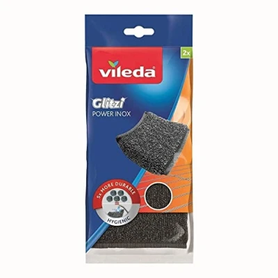 Bild av Vileda Glitzi Power Inox Stålsvampar Paket med 2
