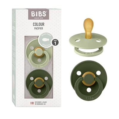 Bild av BIBS Colour Napp 2 pack Latex Stl 1 Symmetrisk, Sage/Hunter Green