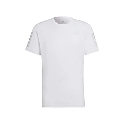 Bild av adidas För Män Own the Run Tee, White/Reflective Silver, S