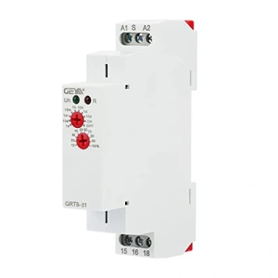 Bild av Fördröjnings timerbrytare, GRT8 B1 mini avstängning fördröjning cykel timer relä DIN skena typ montering AC 220V