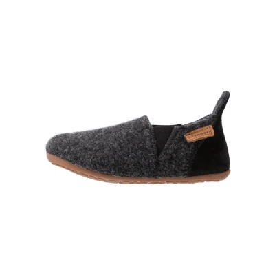 Bild av Bisgaard Sailor HOME SHOE Tofflor &amp; inneskor för barn, Storlek: 29, Anthrazit Skinn och textil