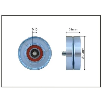 Bild av Spännrulle, Drivrem, mazda 3, 3 sedan, 6 hatchback, kombi, cx 7, R2AA15980B, R2AA 15 980B, R2AA15980C, 980C, R2AA1598