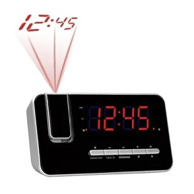 Bild av Denver CRP 618 klockradio (väckarklocka, PLL FM radio, display 3,0 cm (1,2 tum), projektion)