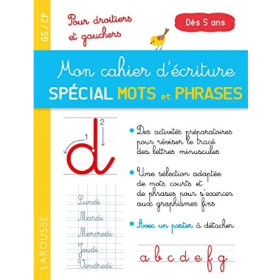 Bild av Mon cahier d&#039;écriture spécial premiers mots et phrases: Pour s&#039;exercer à l&#039;écriture