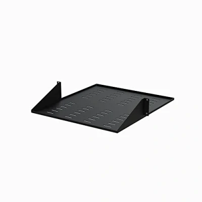 Bild av StarTech.com 2 post Server rack shelf Vented Center Mount Black Supports up to 75 lb. Network 2U