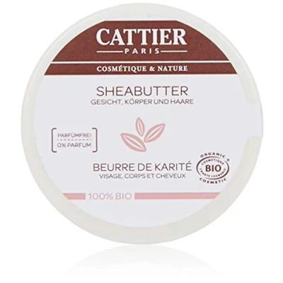 Bild av Cattier sheasmör för hud och hår 100% biologisk, vegansk, certifierad naturkosmetik, 20 g