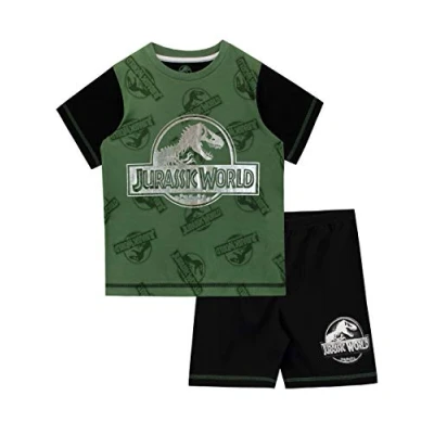 Bild av Jurassic World Pojkar Pyjamas Dinosaurie Svart 128
