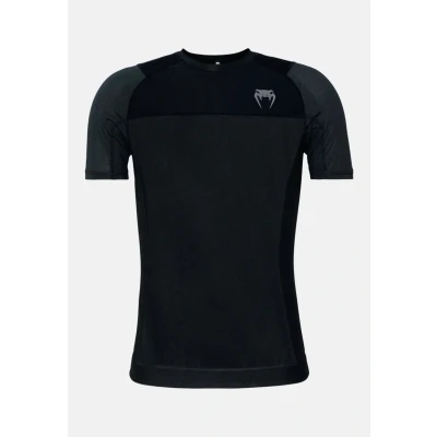 Bild av Venum FIT AIR Short Sleeve Rashguard Tshirt till träning, Storlek: Small, Black