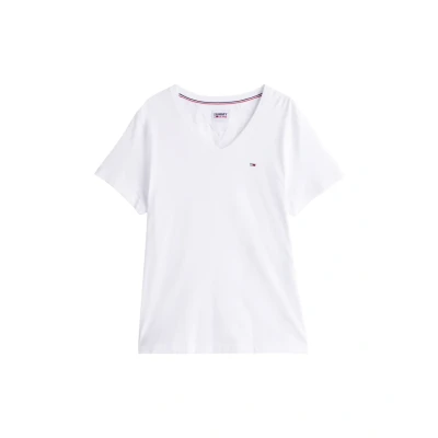 Bild av Tommy Jeans Tshirt bas, Storlek: Large, Classic white
