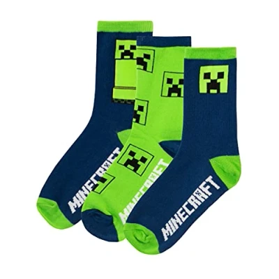 Bild av Minecraft Pojkar Strumpor om 3 Flerfärgad 31 36
