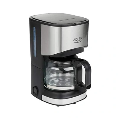 Bild av Cafetière filtre ADLER AD 4407 Noir/Gris 10 12 tasses Arrêt automatique