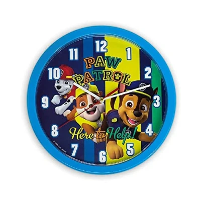 Bild av Kidslicensing Paw Patrol Väggklocka Barns dekorativa Klocka 25 cm