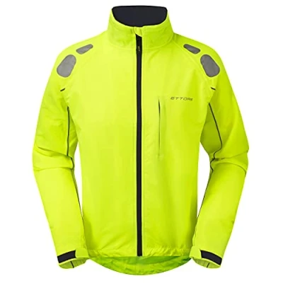 Bild av Ettore Herr Vattentät Andningsbar Cykeljacka Med Hög Synlighet Hi Vis Gul Night Eagle II M