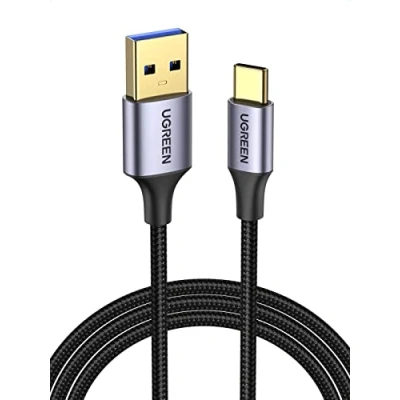 Bild av UGREEN USB 3.0 Laddningskabel C Kabel Snabbladdning Typ Snabbladdningskabel Kompatibel med Galaxy S21 S20 S10 S9 S8 A51 A20e A21s Z Flip Huawei P30 Lite Redmi Note 9T 8 etc. (1M)