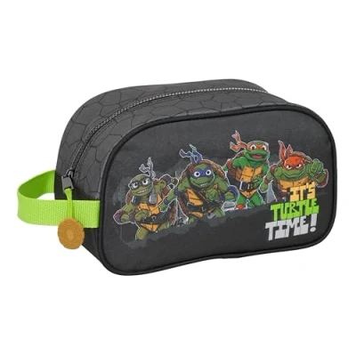 Bild av Resenecessär Teenage Mutant Ninja Turtles Svart Grå 26 x 15 12 cm