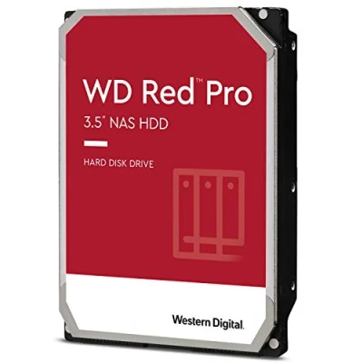 Bild av WD Red Pro 10 TB NAS 3,5 tum intern hårddisk 7 200 varv/rpM klass, SATA 6 Gb/s, CMR, 256 MB cache