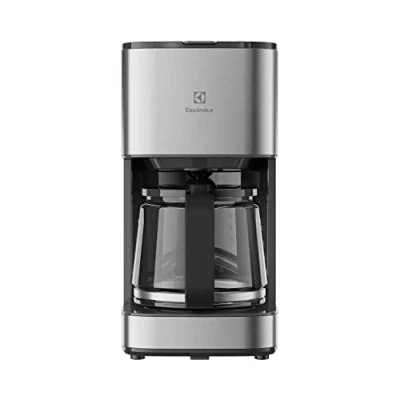 Bild av Electrolux Create 3 Kaffebryggare E3CM1 3ST, 1.25 L, 10 koppar, Auto off, Anti dropp, Glaskanna, Vattennivågradering, Rostfritt stål